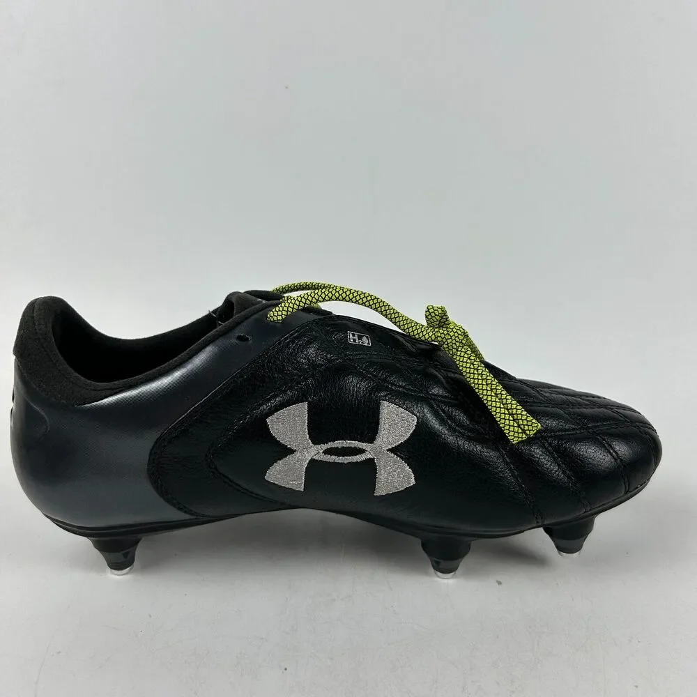 Under Armour Hydrastrike II SG Soccer Cleats Women US 8.5 Black with Extra Laces